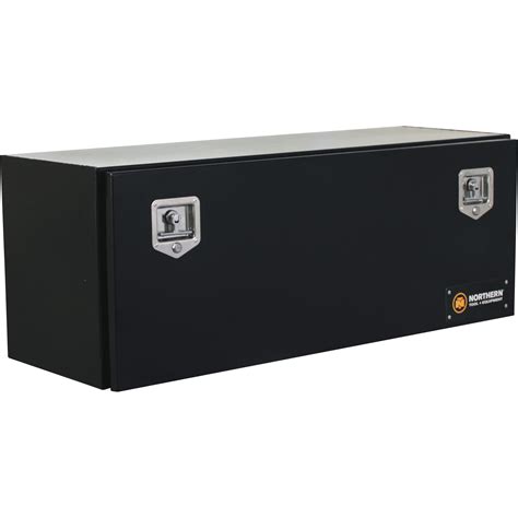 Black Steel Underbody Truck Tool Box with T